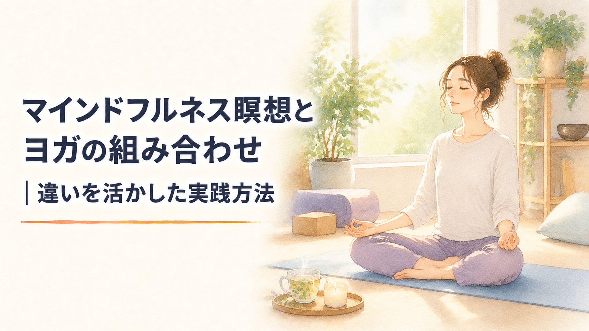 明るいオフィスで仕事の合間に椅子へ座り、静かに呼吸へ意識を向ける会社員たち